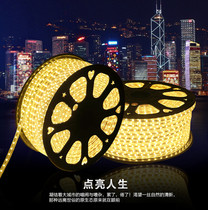 JRY LED light with high brightness 5050 SMD 60 beads ceiling light slot 220VLED light with light strip