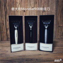 Italian Mondial1908 imported mens manual razor three blade razor front speed 3Fousion