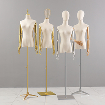 Clothing store model props womens half-length leader window display stand full body wedding model shelf