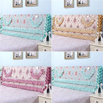 Bed head cover 1 5m bed 18 m bed simple cotton back soft bag European solid wood dust protection cover