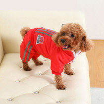 Autumn and winter new pet clothes plus velvet thickened dog four-legged cotton clothes pet clothes