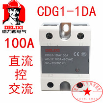 Delixi SSR Single Phase Solid State Relay DC AC CDG1-1DA 100a SSR-DA 100a