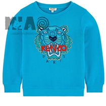 European childrens clothing kenzo Takata Kenzo boy fitted with tiger head sweatshirt