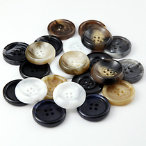 Black coat button accessories Mens and womens suit pants button clothes Jacket windbreaker top woolen pajamas buttons