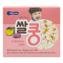 Korean baby kitchen big round rice cake Baby childrens auxiliary food snacks Molar stick cookies No addition Non-fried
