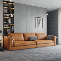 Nordic Real Leather Sofa Trio Bits Portfolio Brief Modern Business Guest Area Business Reception Room Office Furniture