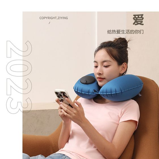 풍선 U 자형 베개 케이스 여행 팽창 식 베개 접이식 휴대용 부는 U 자형 베개 _xj 풍선 U 자형 베개 케이스 여행 팽창 식 베개 접이식 휴대용 부는 U 자형 베개 _xj
