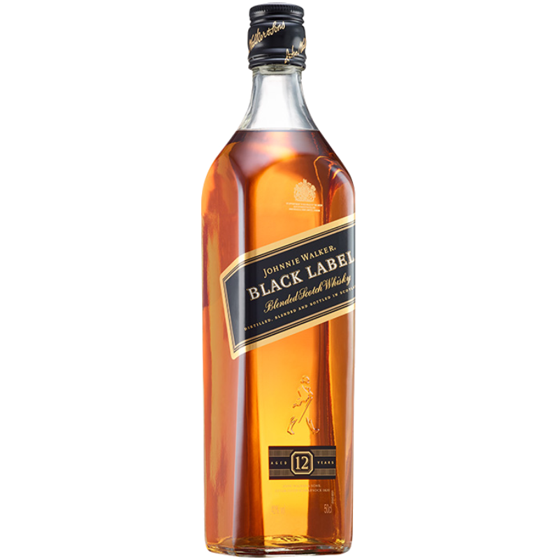 johnnie walker尊尼获加黑牌黑方调配威士忌酒500ml进口洋酒包邮