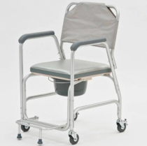 Aluminum alloy toilet chair for the elderly pregnant women toilet wheelchair toilet seat non-slip bath shower chair shower chair
