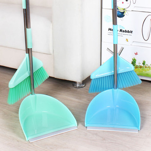 工具包 塑料扫帚畚斗组合工具包邮 不锈钢扫把簸箕套装软毛笤帚畚箕套