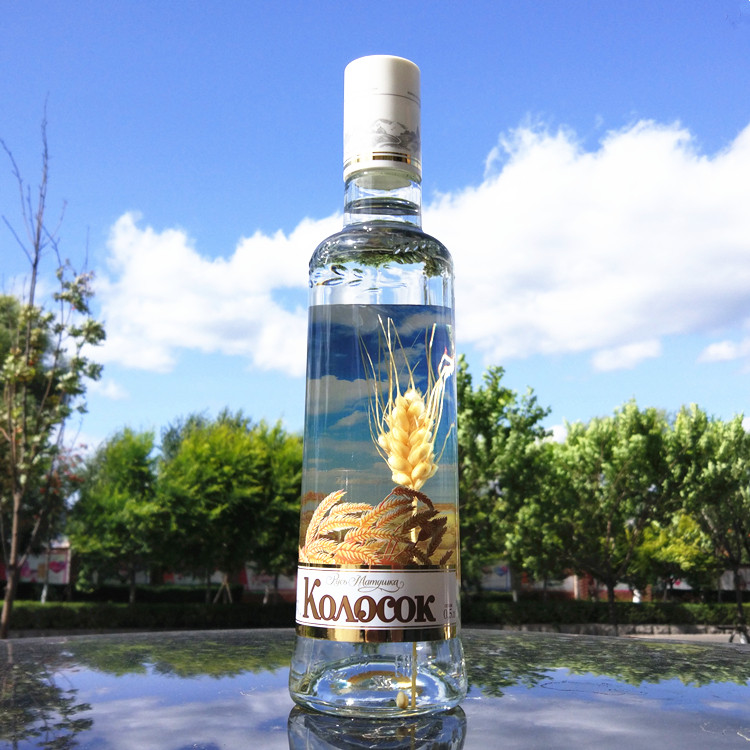 包邮进口俄罗斯伏特加 金麦穗品牌 小麦酒洋酒烈酒白酒滋补酒正品