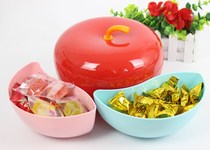 Creative European Apple Dried Fruit Box Nut Box with Cover Candy Box Melon Seed Dried Fruit Plate Fruit Plate Living Room Home
