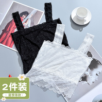 Lace Wrap Breast women Summer thin undershirt Snow spinning blouses Short-in-the-style Smear Against Walking Light Harnesses Small Vests