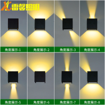 Outdoor wall lights led wall washer lights angle aisle lights outdoor waterproof projection spotlight stair lights stair lights
