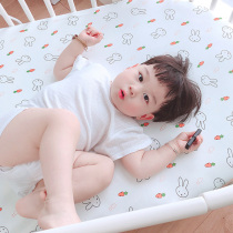 Baby bed hats knitted cotton sheets cotton cotton mattress covers super soft bed hats one piece can be customized mattress protective cover