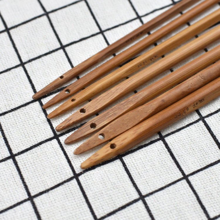 竹木魔法一本针毛线钩针工具套装毛衣针织衫编织勾针手工编织钩针