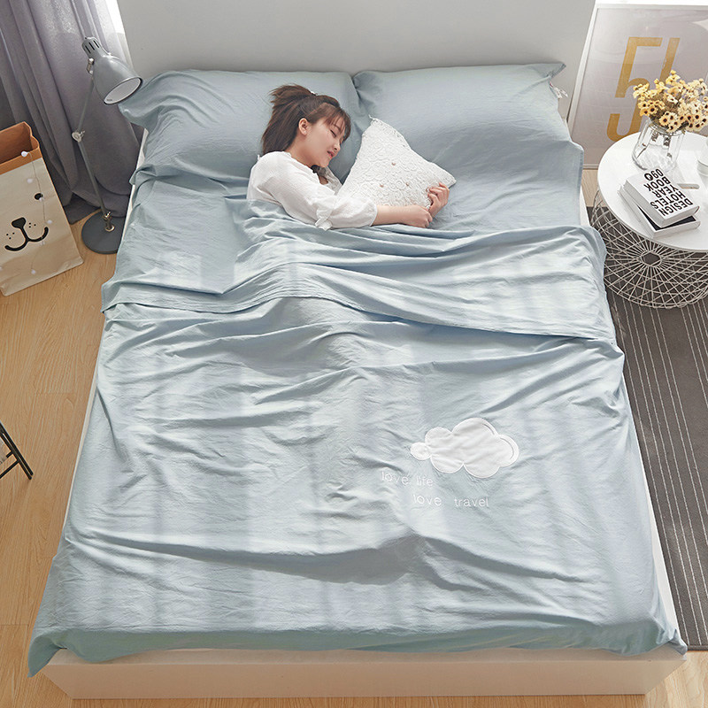天猫宾馆旅行酒店隔脏睡袋纯棉便携式被套