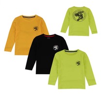 Clear the last three new 2021 boys sweat T - shirt coat dinosaur pure cotton long sleeves of large children