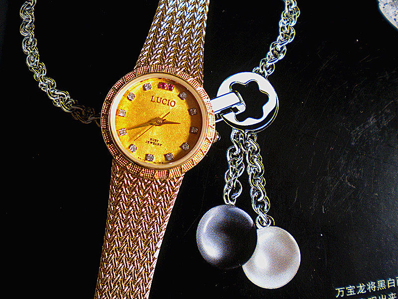 瑞士原装lucio包金牌古女款董手表(库存)