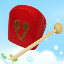 Orff percussion instrument kindergarten educational early education toy monophonic wooden fish fish fish-shaped clapper