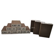 CXC sponge sandpaper sponge block woodworking sand block double-sided sponge sand four-sided sponge block 100 Block
