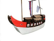 Handmade custom Zheng He treasure ship model ancient boat sailing model Taixing restoration model exhibits manufacturer customization