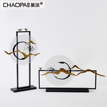 New Chinese metal geese acrylic ornaments creative interior furniture decoration post-modern porch crafts