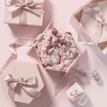 FOMODAY hexagonal bridesmaid hand gift box empty box wedding gift box box box ins