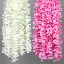 Hydrangea string imitation flower real dried flower silk flower wisteria Yang Lan Yang Lan hanging string big red wedding decoration props