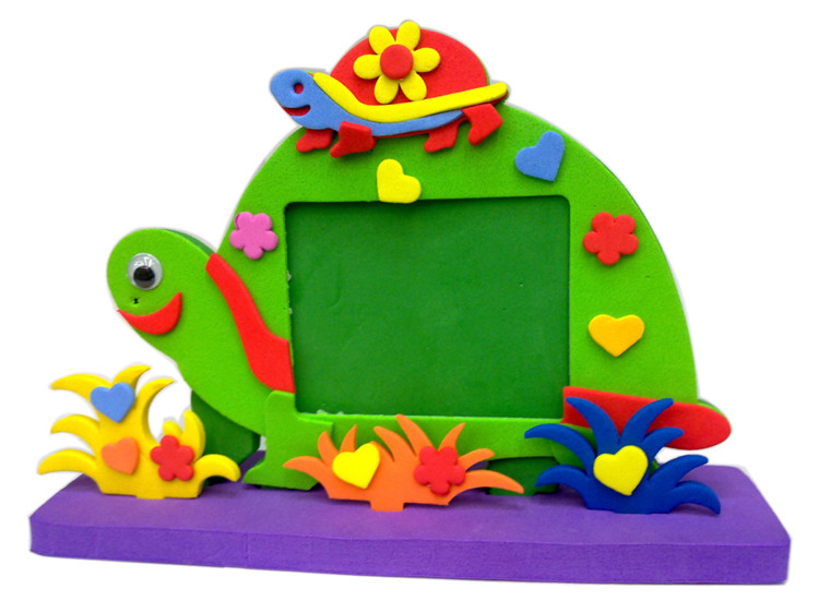 幼儿园diy美术批发儿童手工制作早教创意幼儿手工制作材料相框