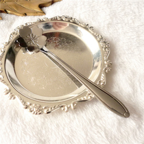 Boutique Day Style Stainless Steel Coffee Spoon Flower Styling Sweet Spoons Cherry Blossom Shaped Coffee Spoon Milk Tea Spoon Stirring Spoon