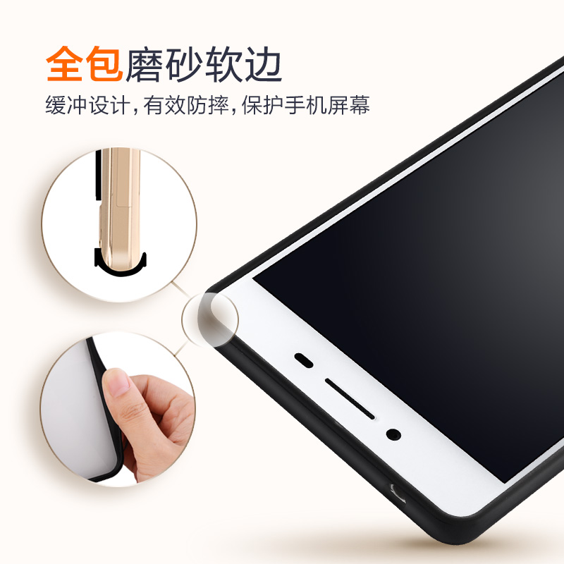 景为 oppor7手机壳套oppo r7s男女款潮硅胶卡通可爱r7t挂绳指环硬产品展示图2