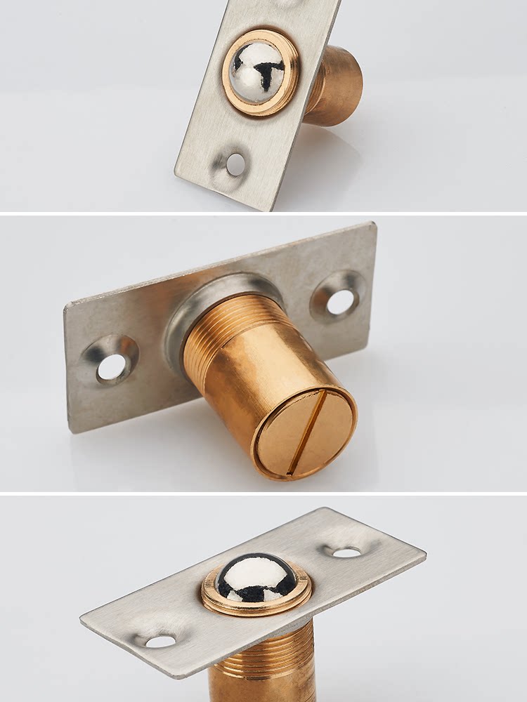 纯铜大门碰珠ktv包房门碰珠防风弹簧可调节隐形门吸暗门弹簧卡扣