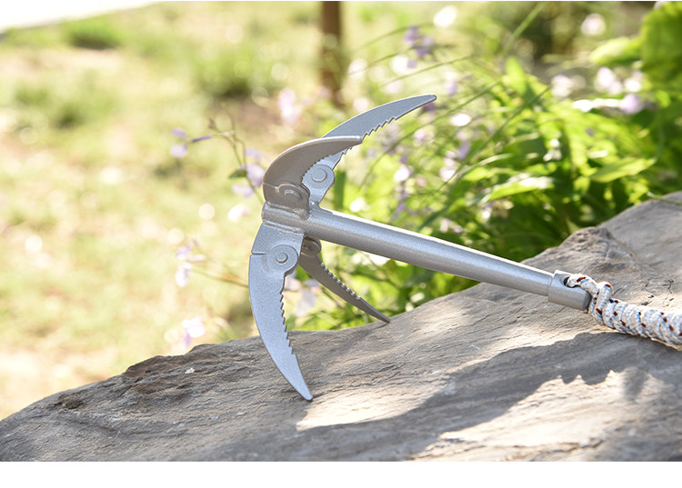 tab钓鱼水草刀 割草刀割草器除草渔具垂钓用品折叠不锈钢水草锚刀_7折