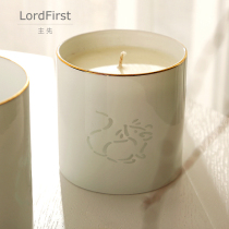 LordFirst designed Jingdezhen Linglong Porcelain Year of the Rat gift epidemic prevention scented candle cup