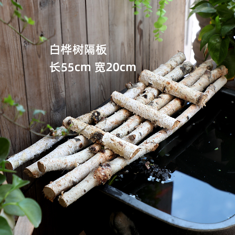 Ceramic aquarium water pump filter pipe fittings wooden base in bai maji stone is not only to sell