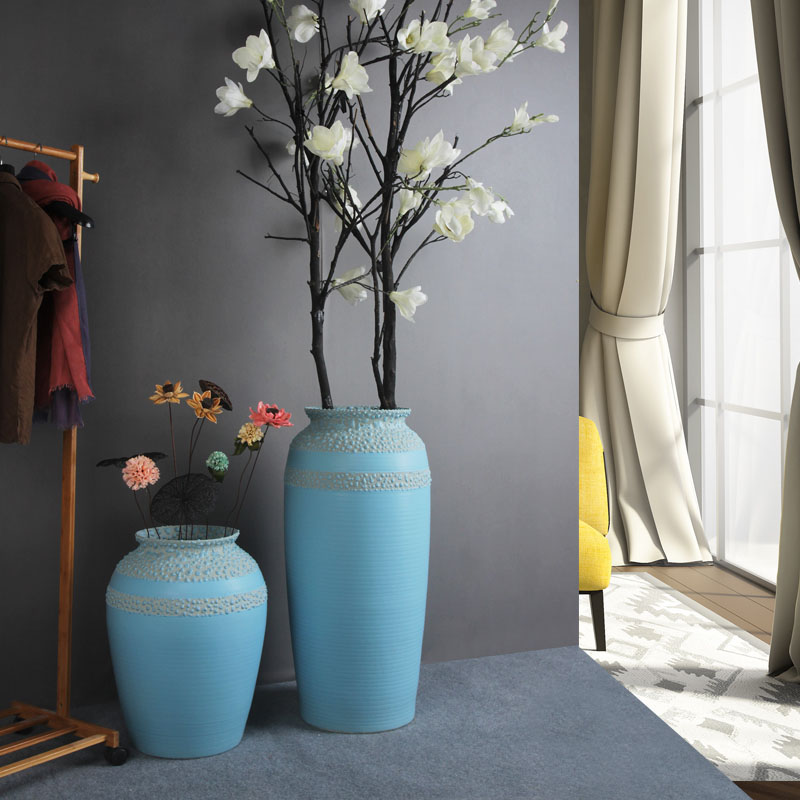 The Vases, ceramic designer sitting room of large vase flower arranging furnishing articles villa hotel contracted type ceramic vase