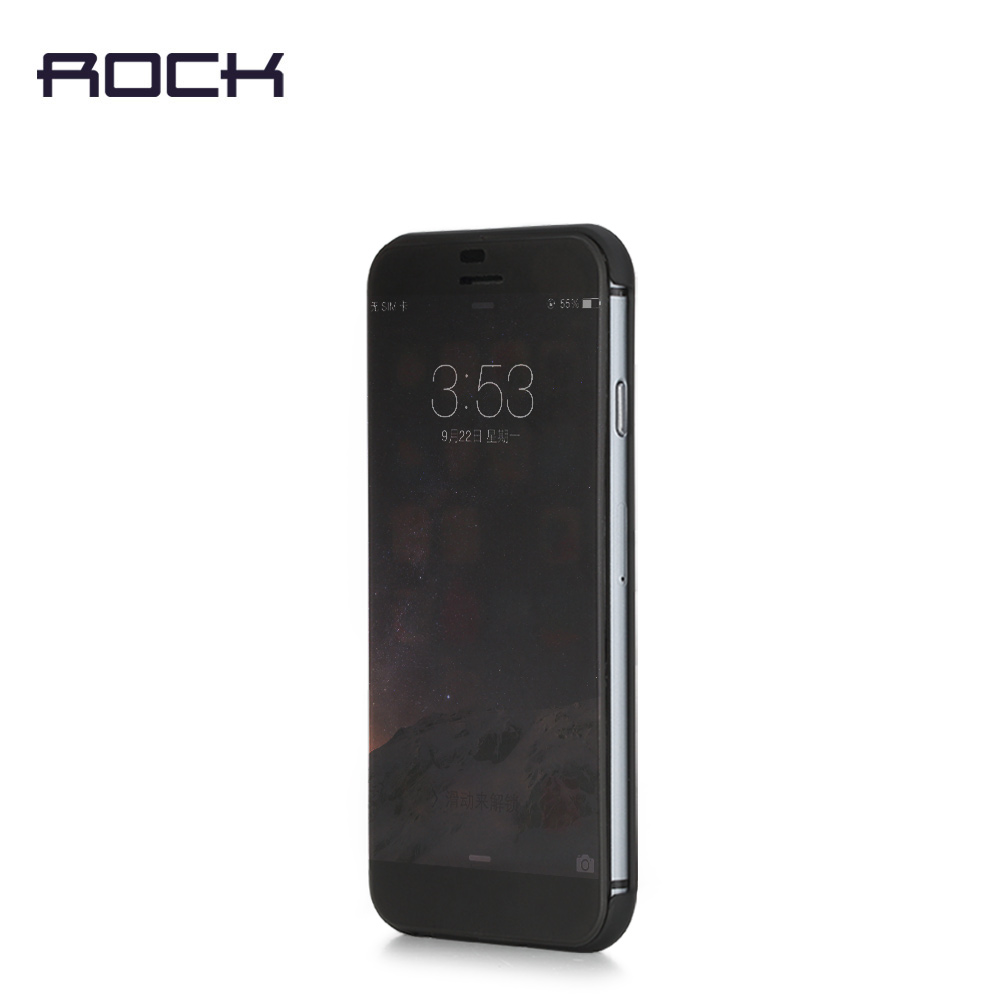 ROCK iPhone6s Plus手机壳5.5超薄苹果6plus保护套全视窗翻盖皮套产品展示图4