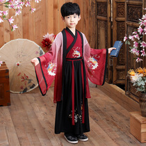(Boy Hanfu) Ancient costume children ancient clothing male students Chinese style Hanfu ancient costume son thin summer clothing