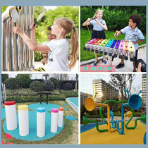 Large outdoor kindergarten percussion childrens park toy hand drum percussion instrument wall sound tube combination