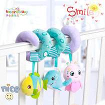 Crib Around Bed Hang Toy Newborn Baby Bedside Pendant Rocking Bell 0-1-3-6 Months Puzzle Appeasement Bed Bell