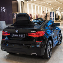 BMW childrens electric car four-wheel swing two-wheel drive remote control battery car Childrens baby toy car can sit on the car