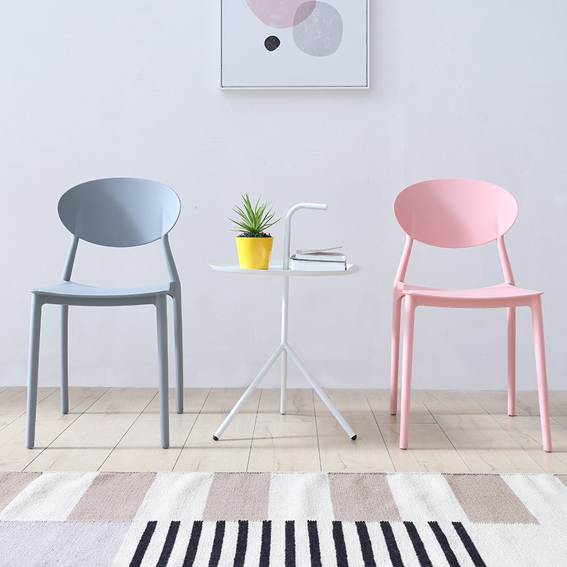 北欧设计师椅子现代简约咖啡厅创意家用靠背餐椅个性百搭休闲桌椅_7折