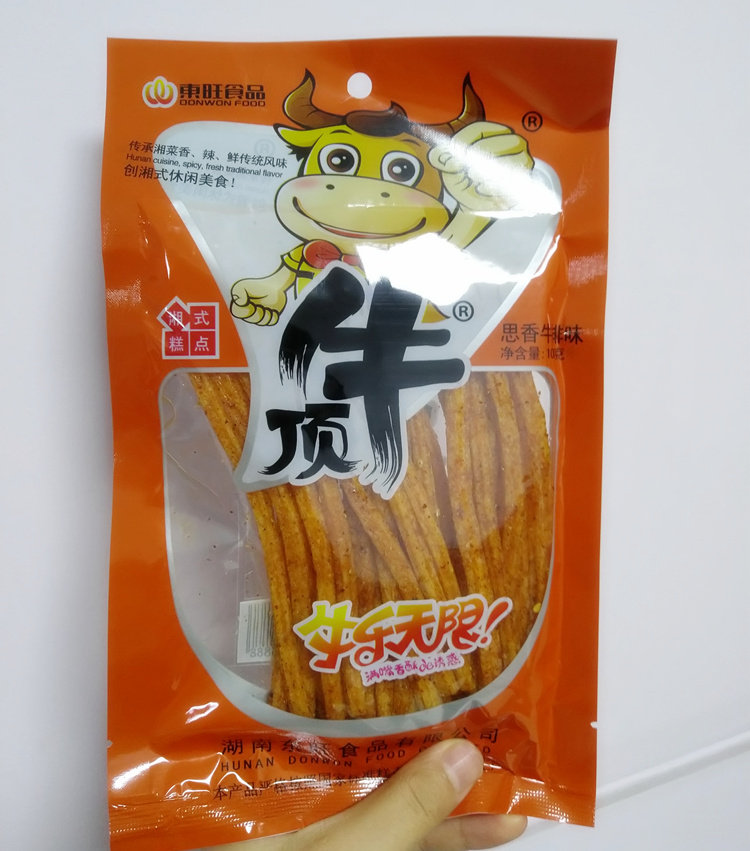 【天天特价】东旺顶牛辣条素牛筋妙味香巴 炭烧苏打思香100g
