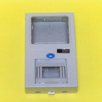 Flame retardant plastic surface installation plus air switch position prepaid card single-phase electronic meter box with lock