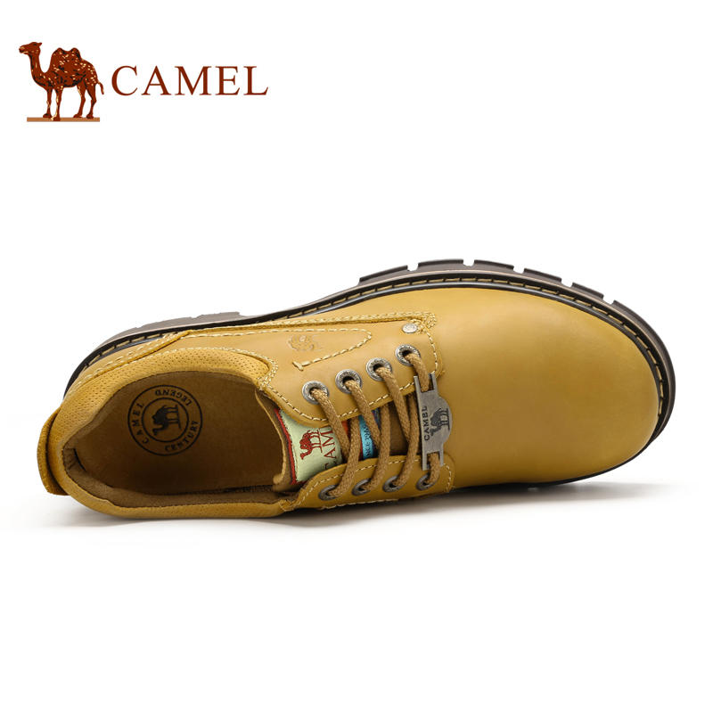 Camel/骆驼工装鞋男鞋 大头鞋 运动休闲耐磨男士休闲皮鞋产品展示图1