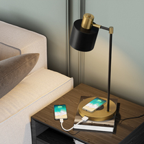 Desk lamp bedside lamp modern simple bedroom light luxury Nordic ins style minimalist living room desk reading Net red lamp