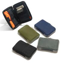 Japanese tide brand KEYCASE mens and womens key bag mini coin purse YKK zipper card bag wallet small pocket bag