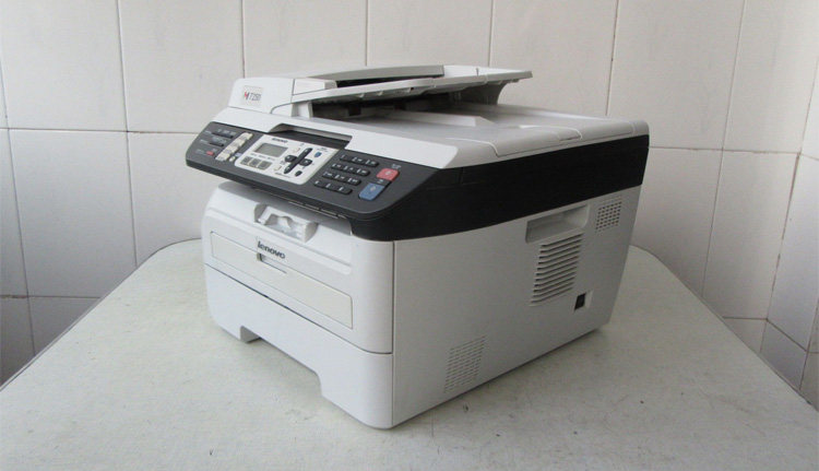 联想7250黑白激光打印机一体机 打印 复印 传真 扫描 平板复印机