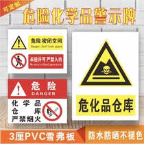 Hazardous chemicals warehouse signs dangerous goods dangerous chemicals storage precursor drugs strictly prohibited fireworks warning signs new products